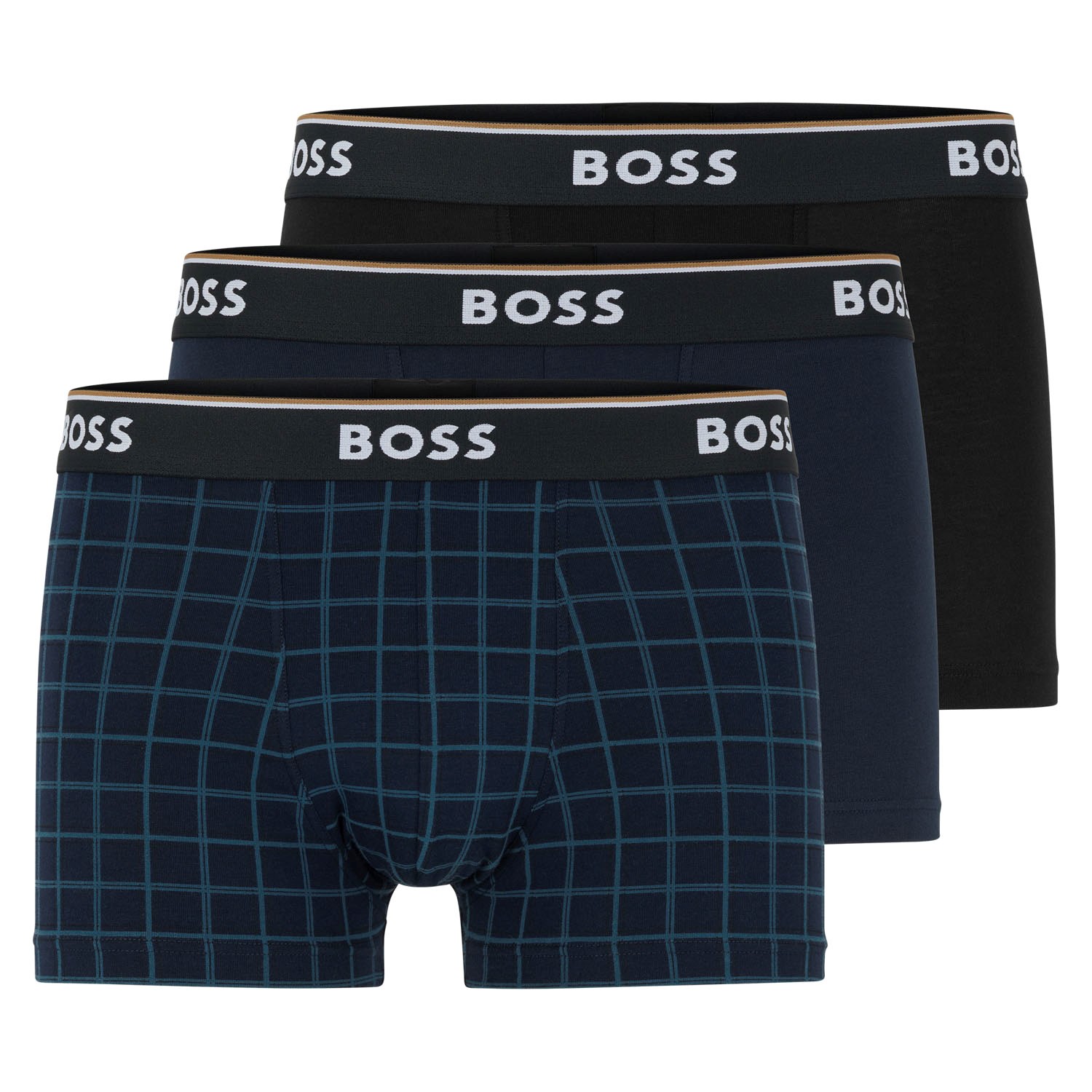 BOSS Power Design Cotton Stretch Trunks
