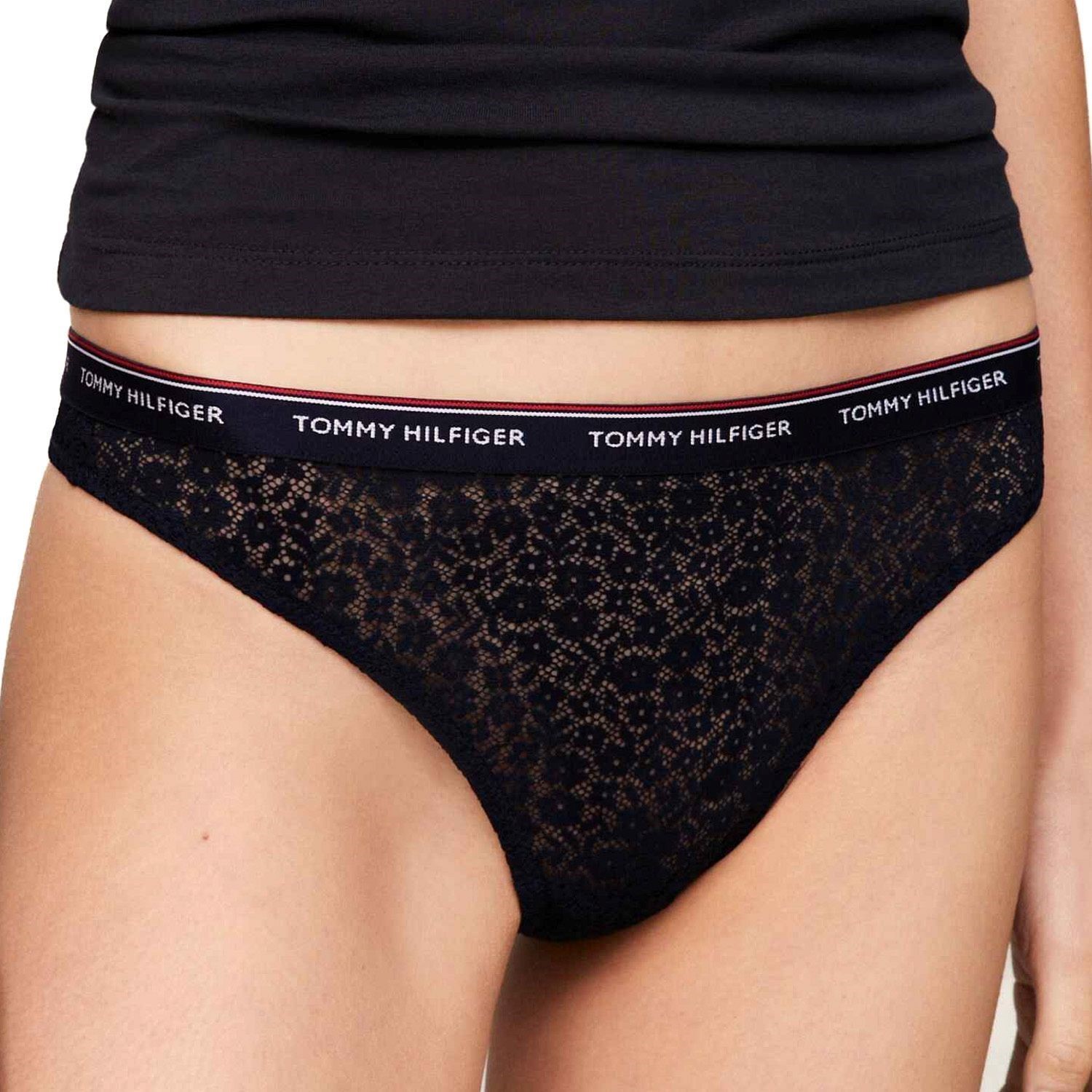Tommy Hilfiger Premium Essentials Lace Thong
