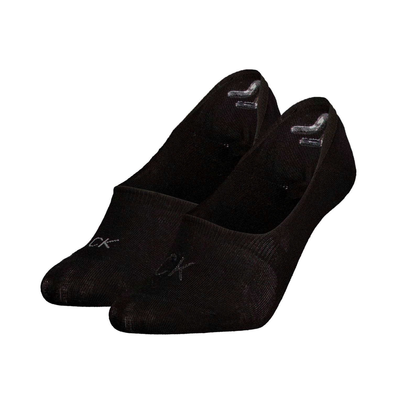 Calvin Klein Shiny Logo Mid Cut Footie Socks