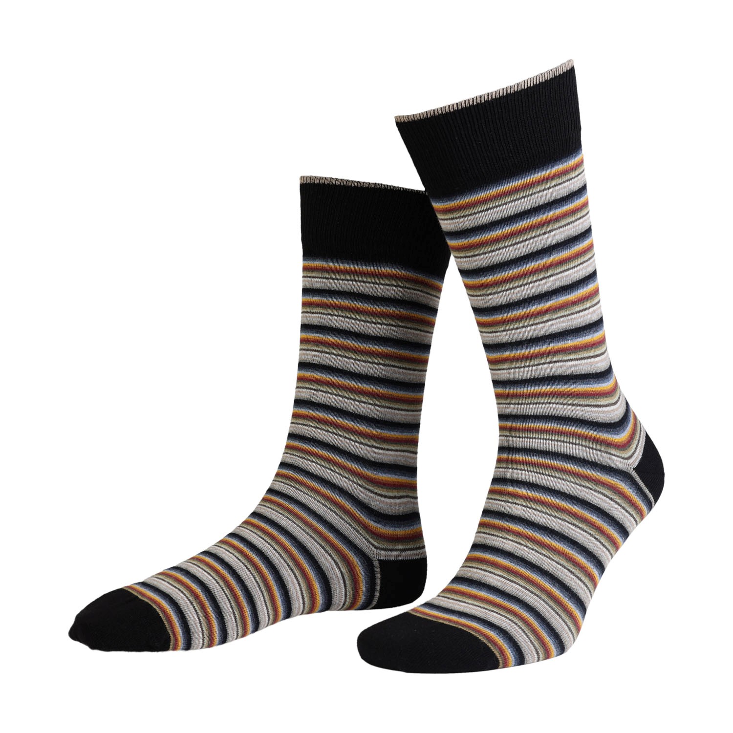 Amanda Christensen True Multi Stripe Ankle Sock