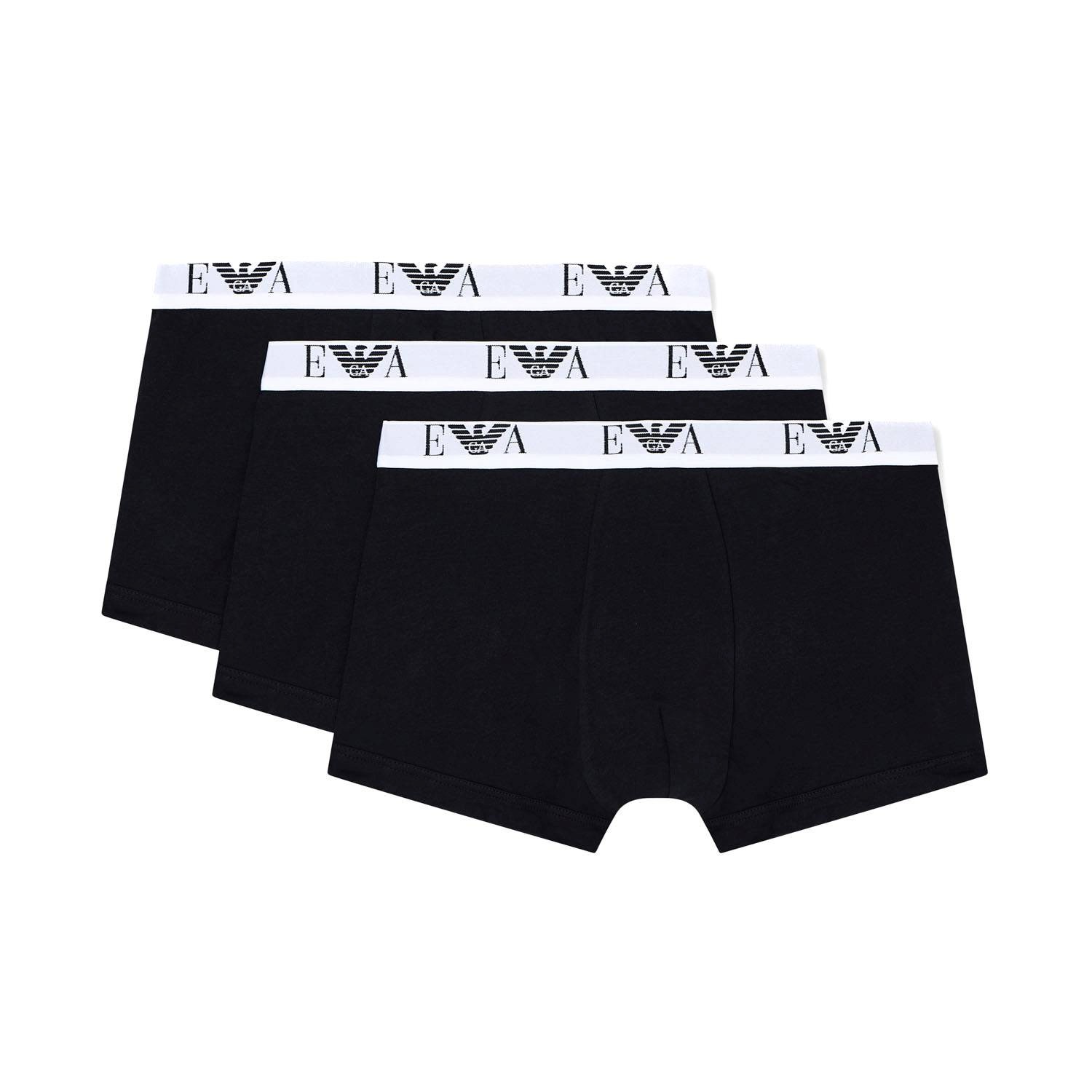 Armani Stretch Jersey Boxer With Logo
