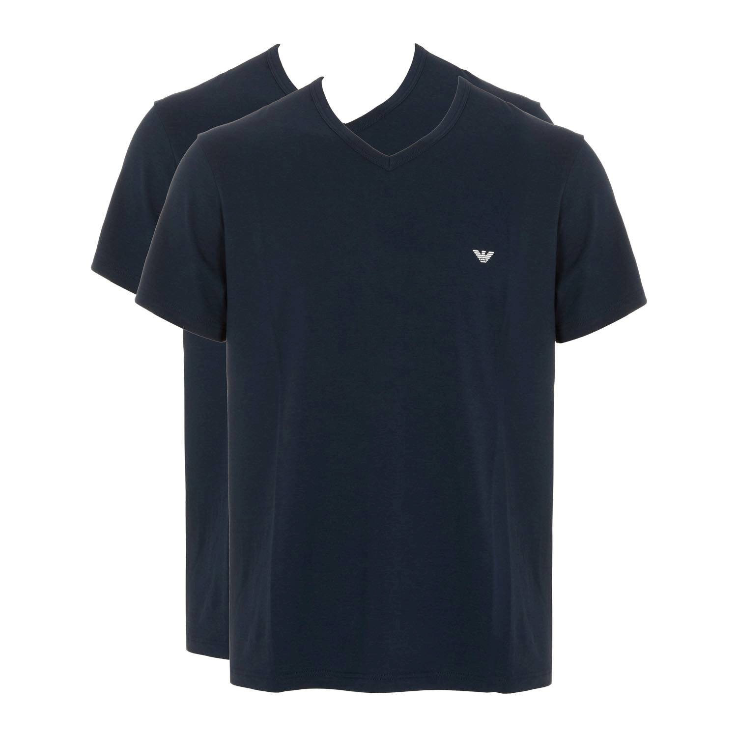 Armani Cotton V-neck T-shirts