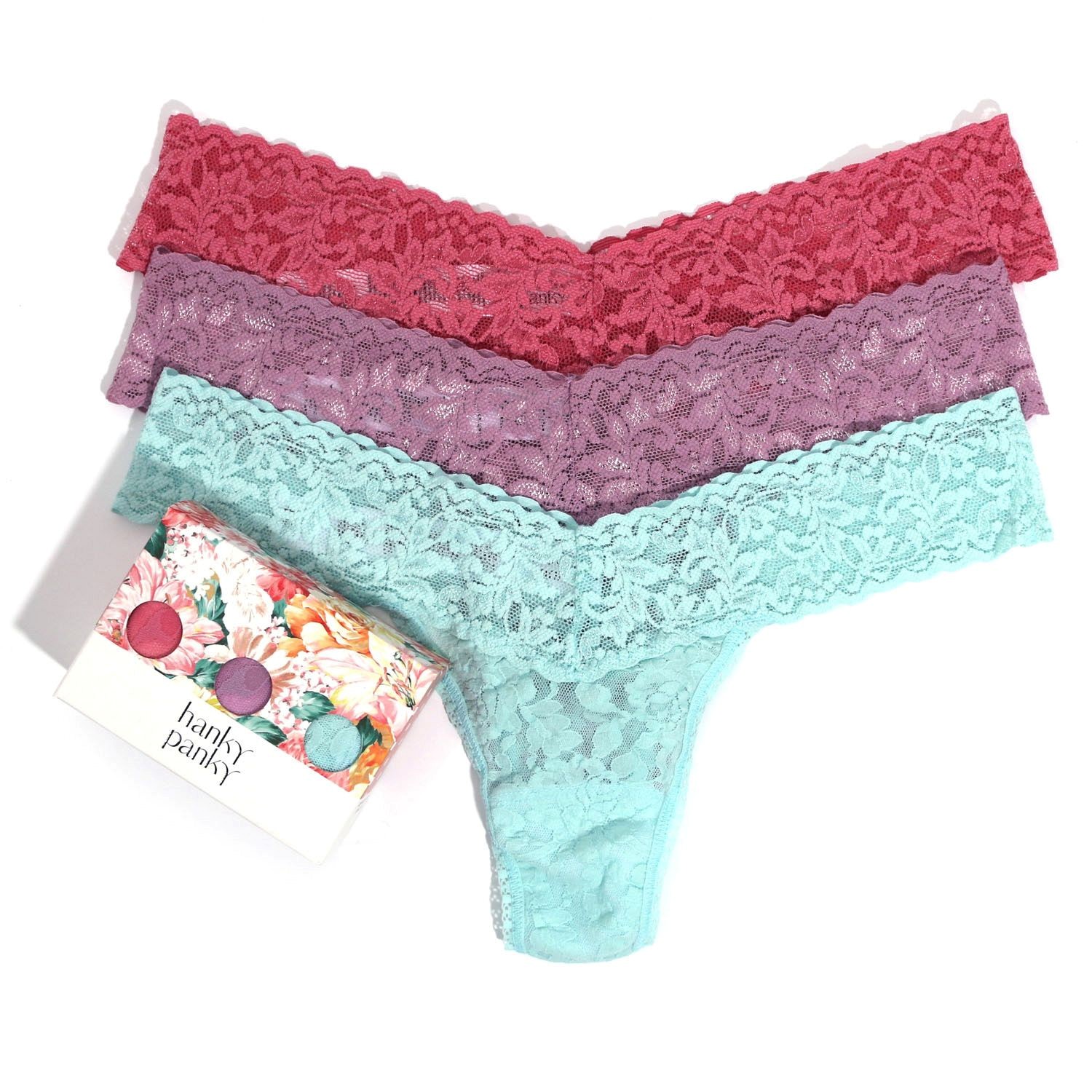 Hanky Panky Low Rise Lace Thong  D2