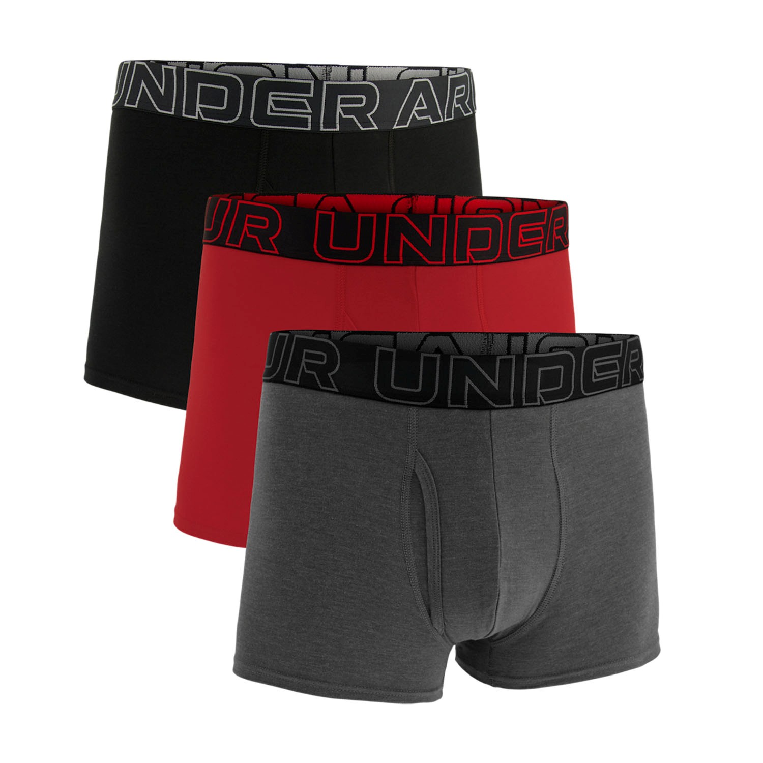 Under Armour Performance Cotton Solid 3in Boxers