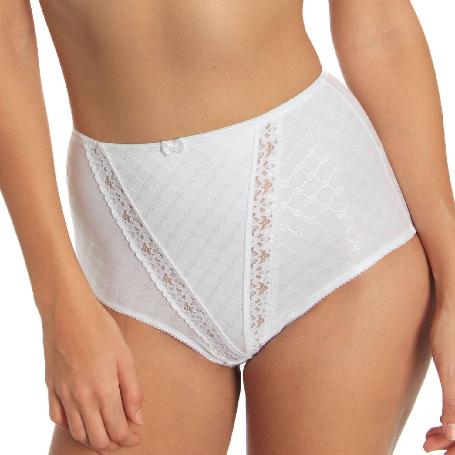 Sassa Cotton Jacquard High-Waist Shaping Brief