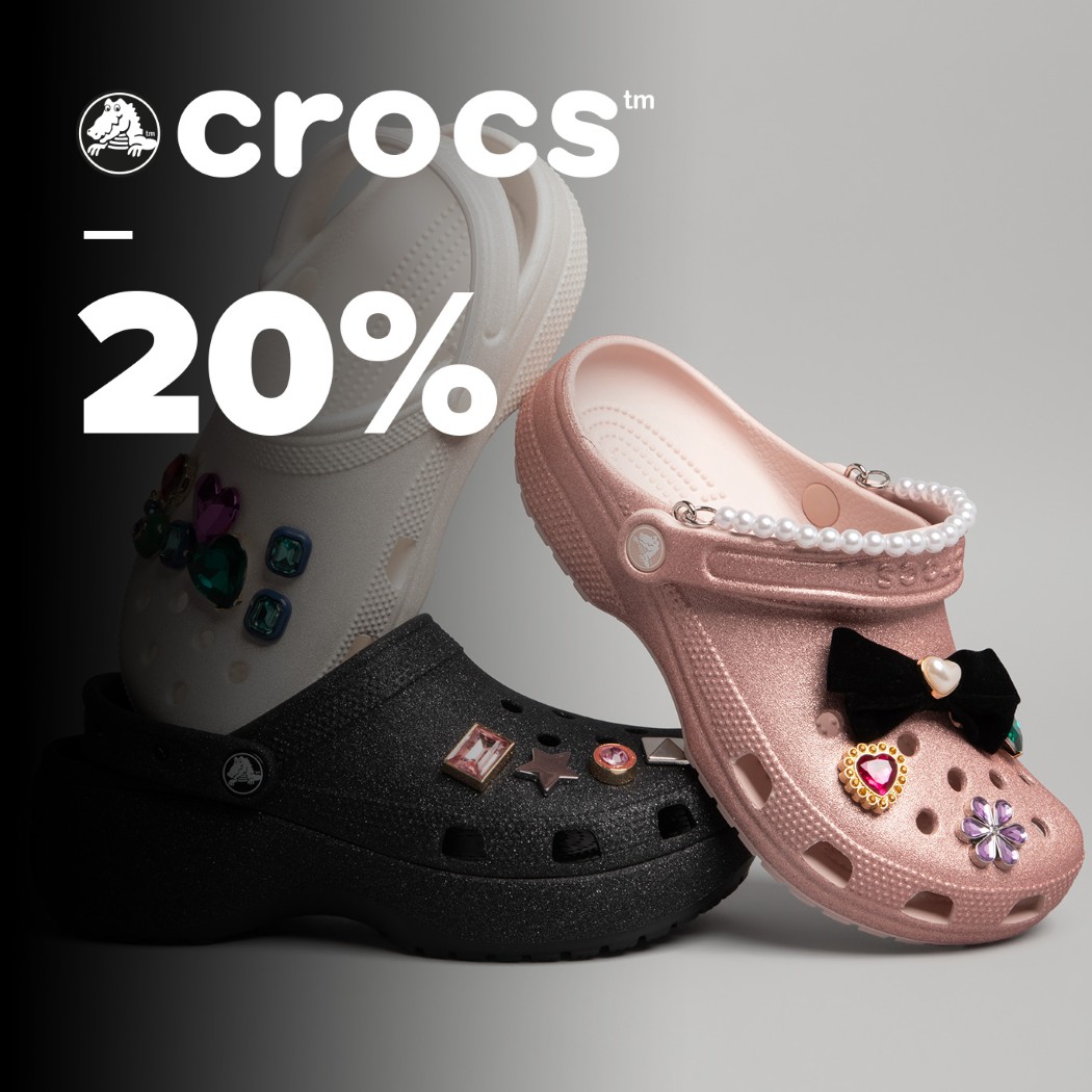 Crocs 20% black month deals